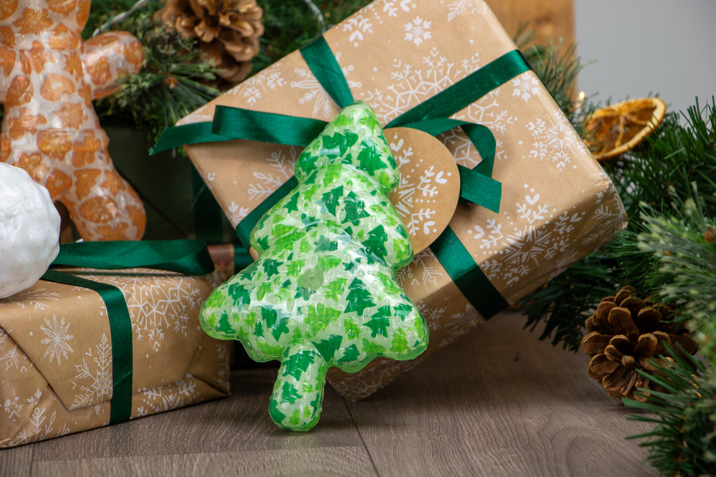 Ancol Squeaky Christmas Tree Dog Toy
