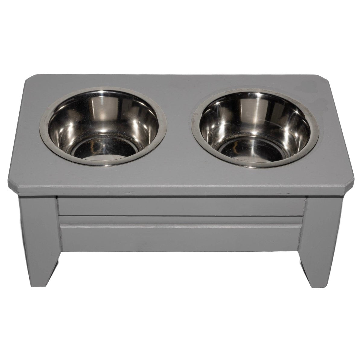 Double Raised Dog Bowl - Short (20cm)