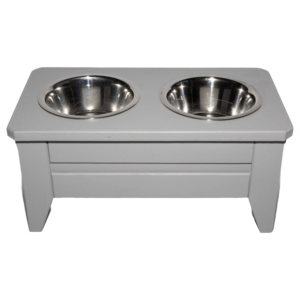 Double Raised Dog Bowl - Short (20cm)