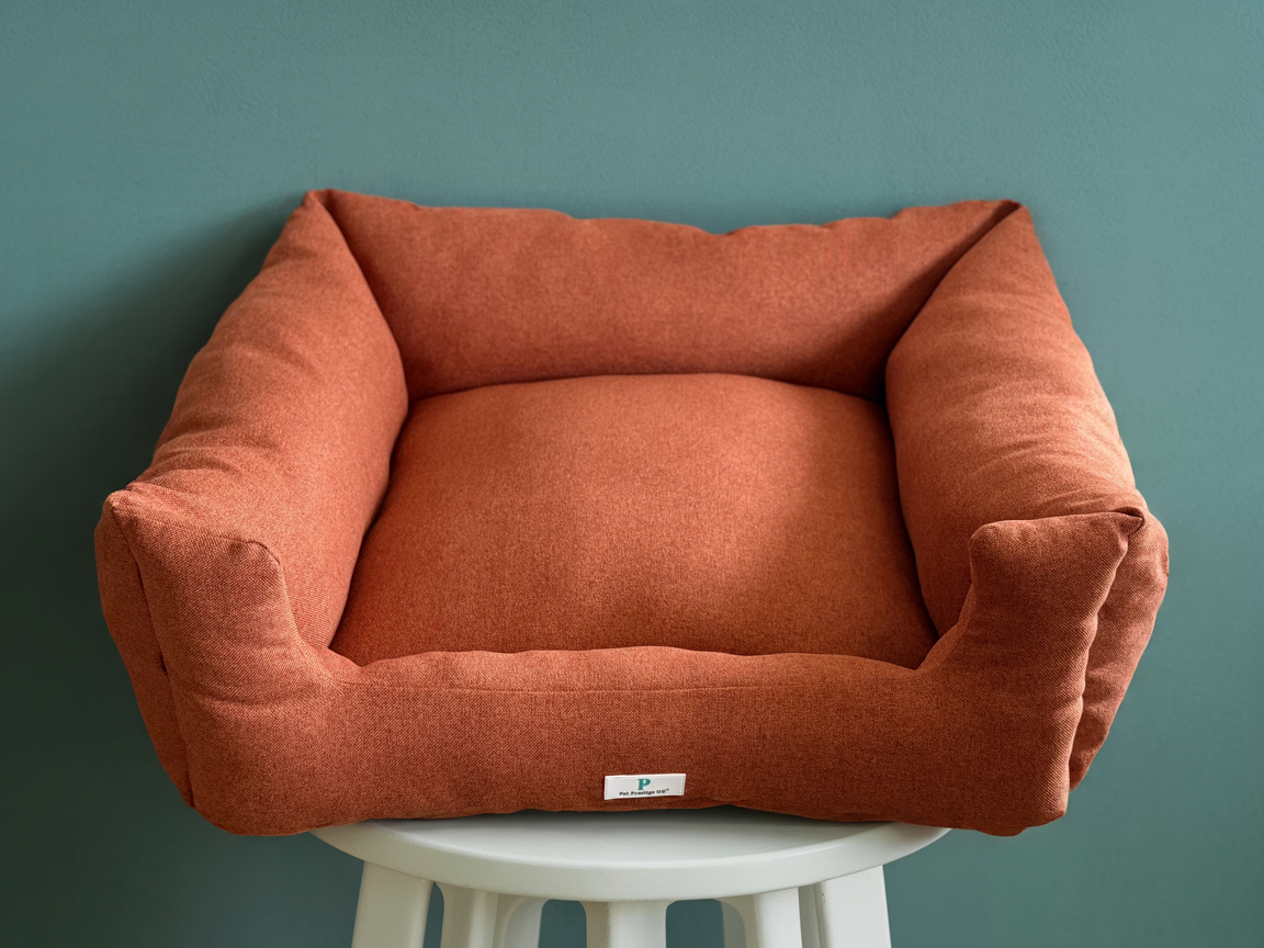 Pet Prestige UK Prestige Lounger Luxury Dog Bed - Natural Oatmeal