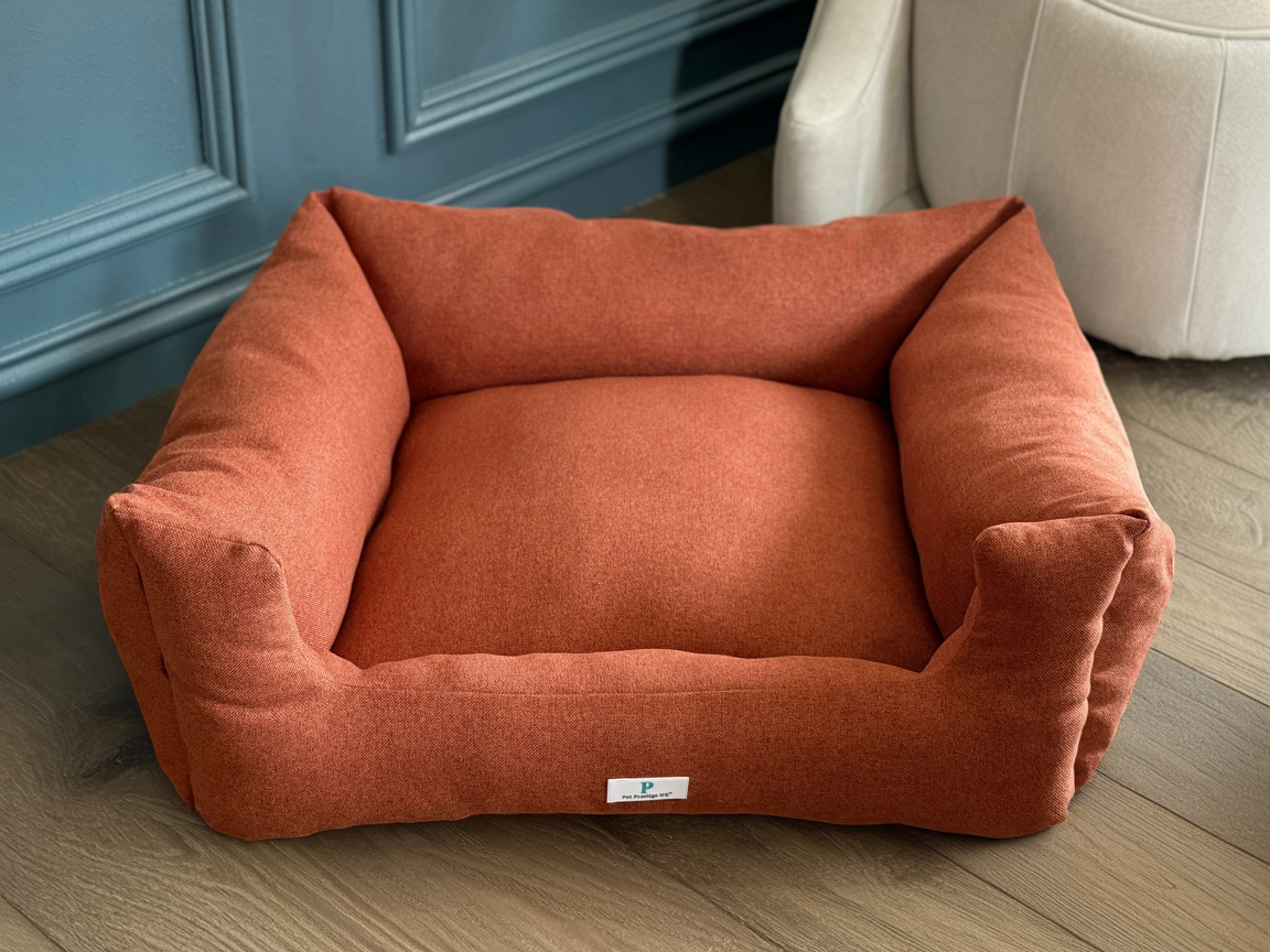 Pet Prestige UK Prestige Lounger Luxury Dog Bed - Natural Oatmeal