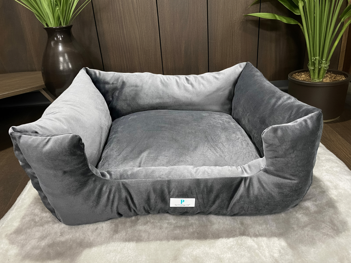 Pet Prestige UK Prestige Lounger Luxury Dog Bed - Natural Oatmeal