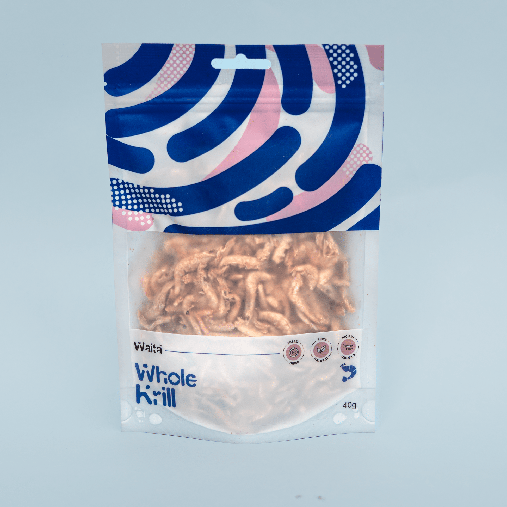 Waita Freeze-Dried Whole Krill 40g - Hairy Dogs (Cambs) Ltd