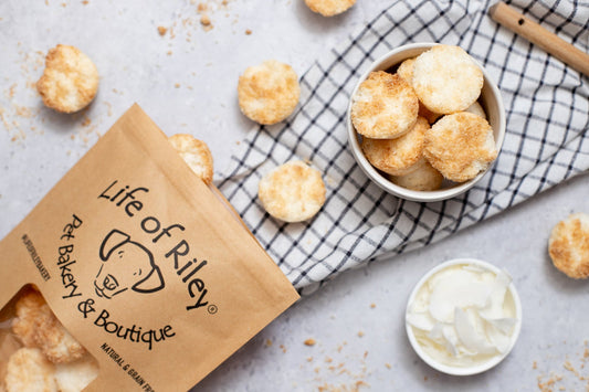 Life of Riley Coconut Macaroons for dogs, chewy golden coconut treats