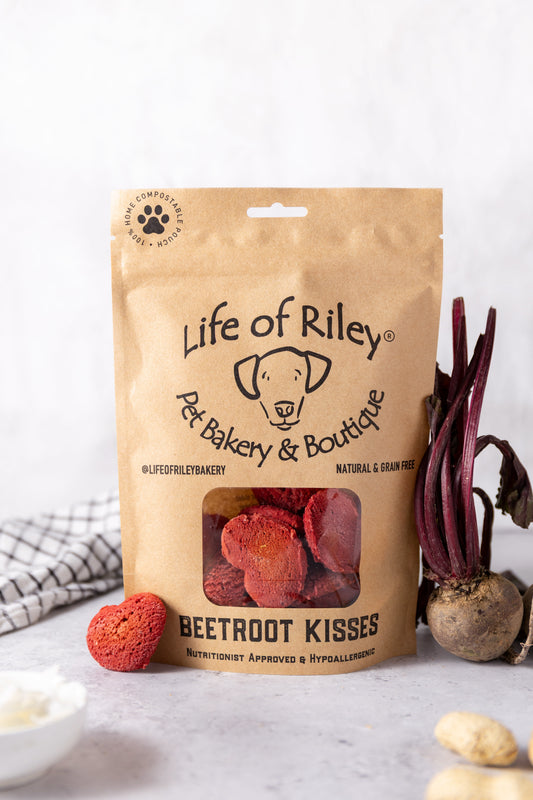 Life of Riley Beetroot Biscuits for Dogs – Grain-Free, 100% Natural