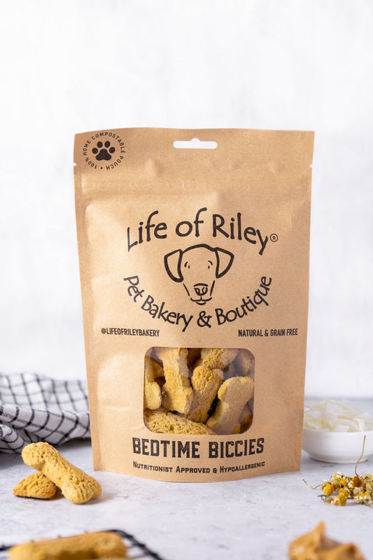 Life of Riley Bedtime Biscuits for Dogs – Calming, Grain-Free, Natural