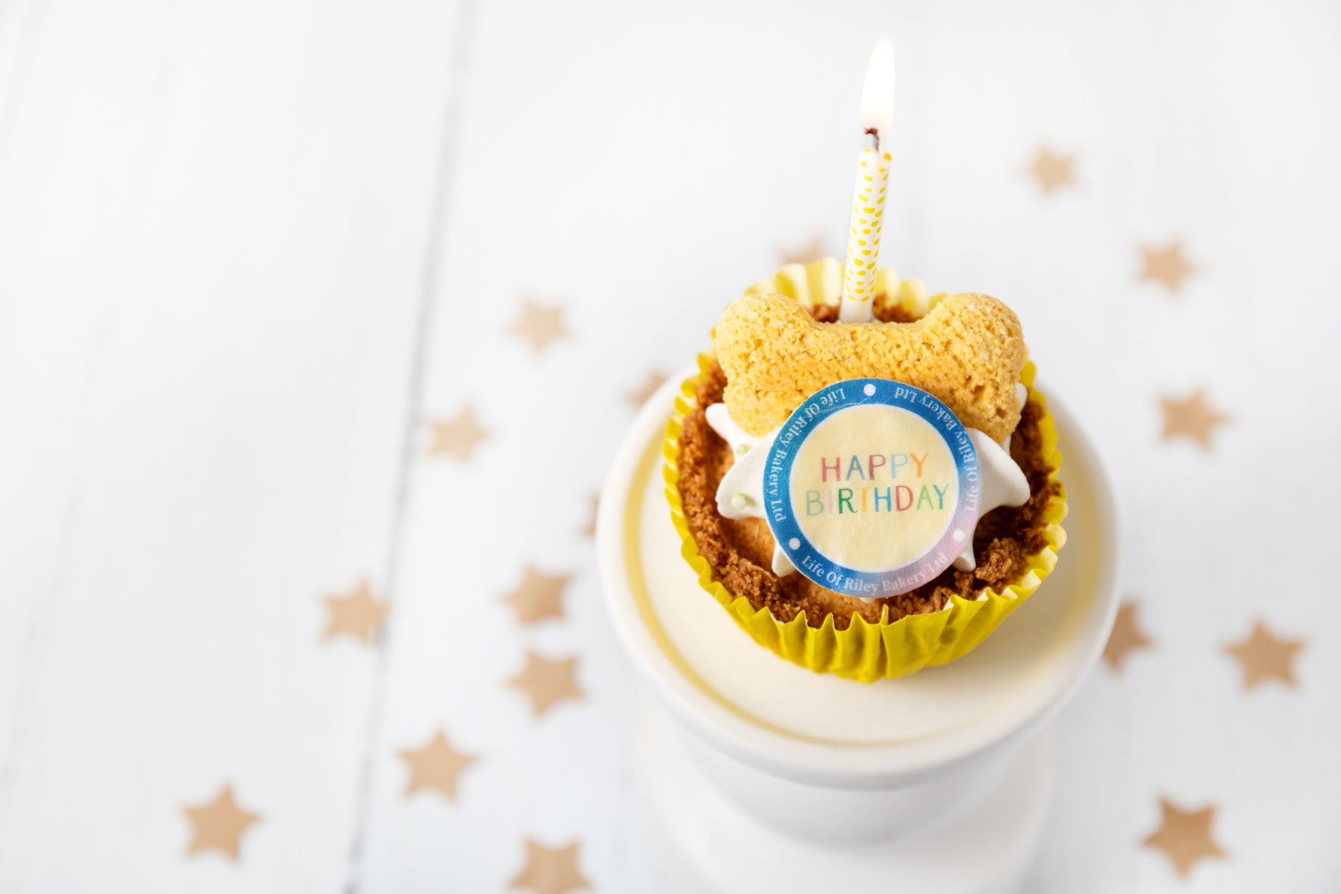 Life of Riley Luxury Birthday PupCake for Dogs – 100% Natural, Grain-Free - Hairy Dogs (Cambs) Ltd