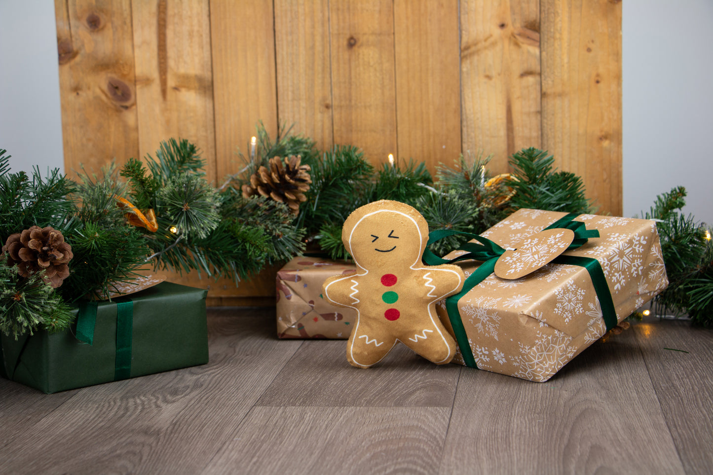 Ancol Georgia Gingerbread Christmas Dog Toy
