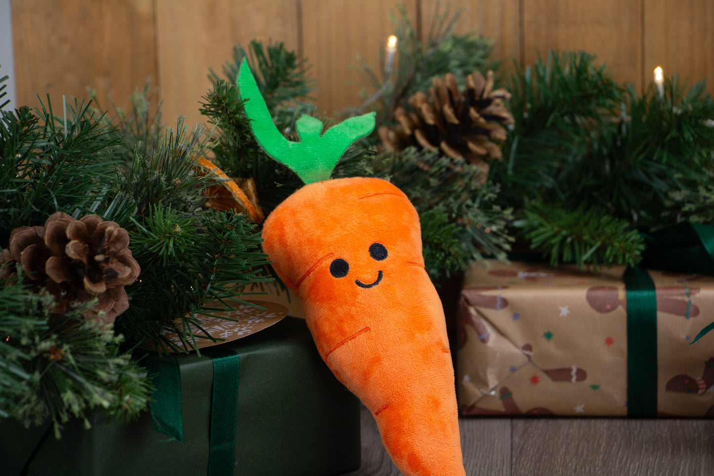 Ancol Mini Katie Carrot Christmas Dog Toy