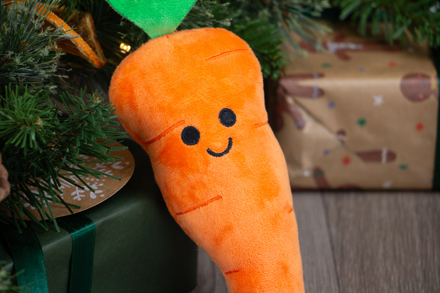 Ancol Mini Katie Carrot Christmas Dog Toy