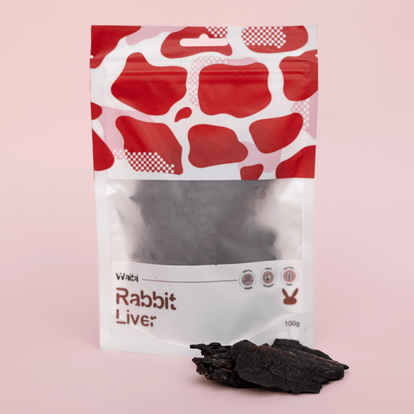 Waita Air-Dried Rabbit Liver 100g - Hairy Dogs (Cambs) Ltd