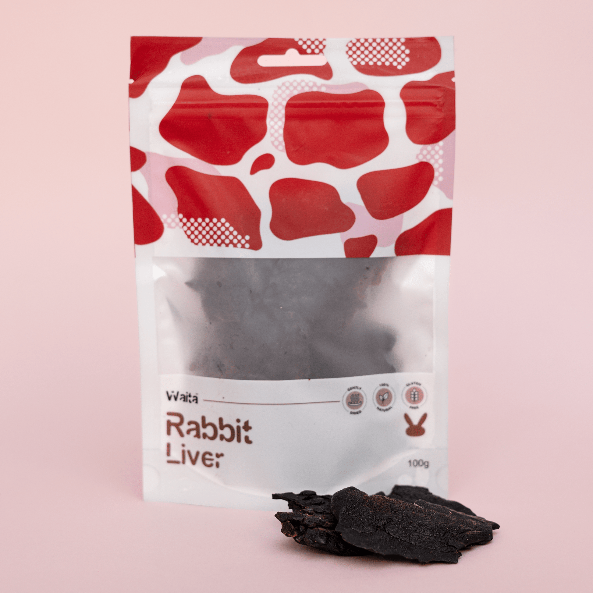 Waita Air-Dried Rabbit Liver 100g - Hairy Dogs (Cambs) Ltd