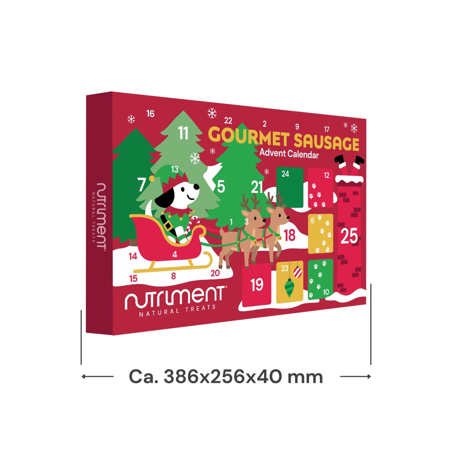 Nutriment Gourmet Sausage Advent Calendar for Dogs - Hairy Dogs (Cambs) Ltd