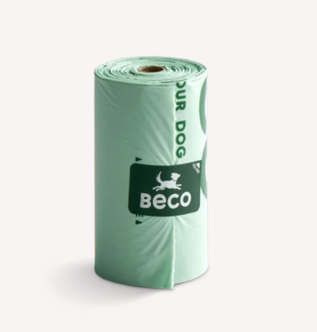 Compostable poo bags single roll (12 bags)