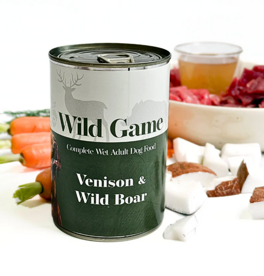 Wild Antler Wild Boar & Venison Grain-Free Complete Wet Working Dog Food 400g