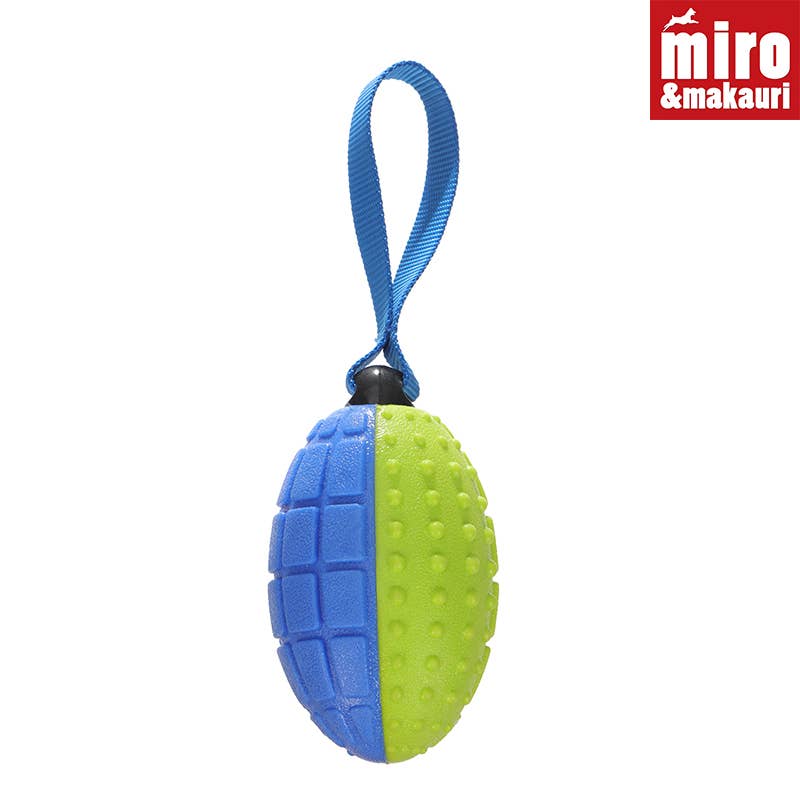 Miro & Makauri - Rubber Rugby Fetch Ball