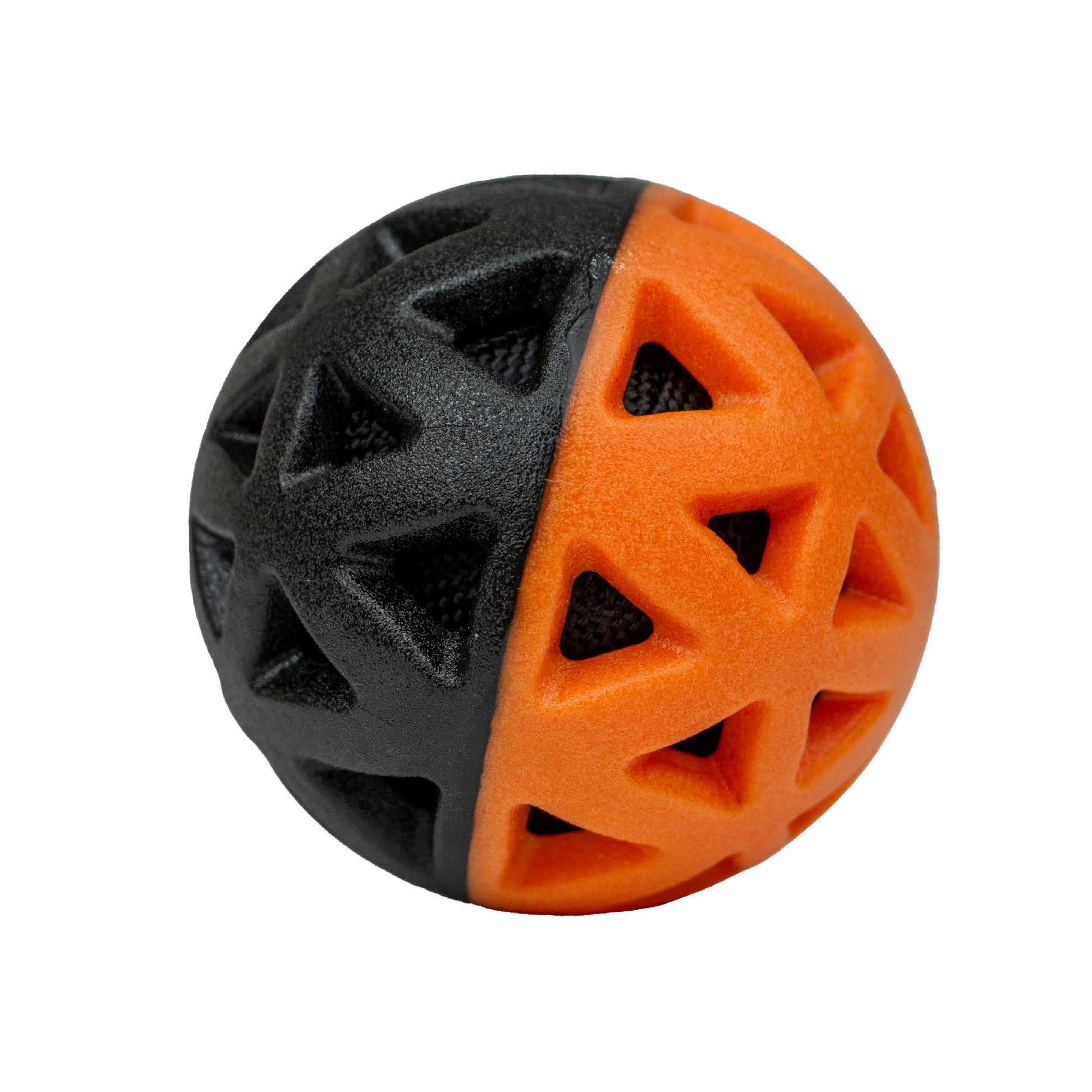 Ancol Extreme Floating Ball dog toy 7cm black and orange