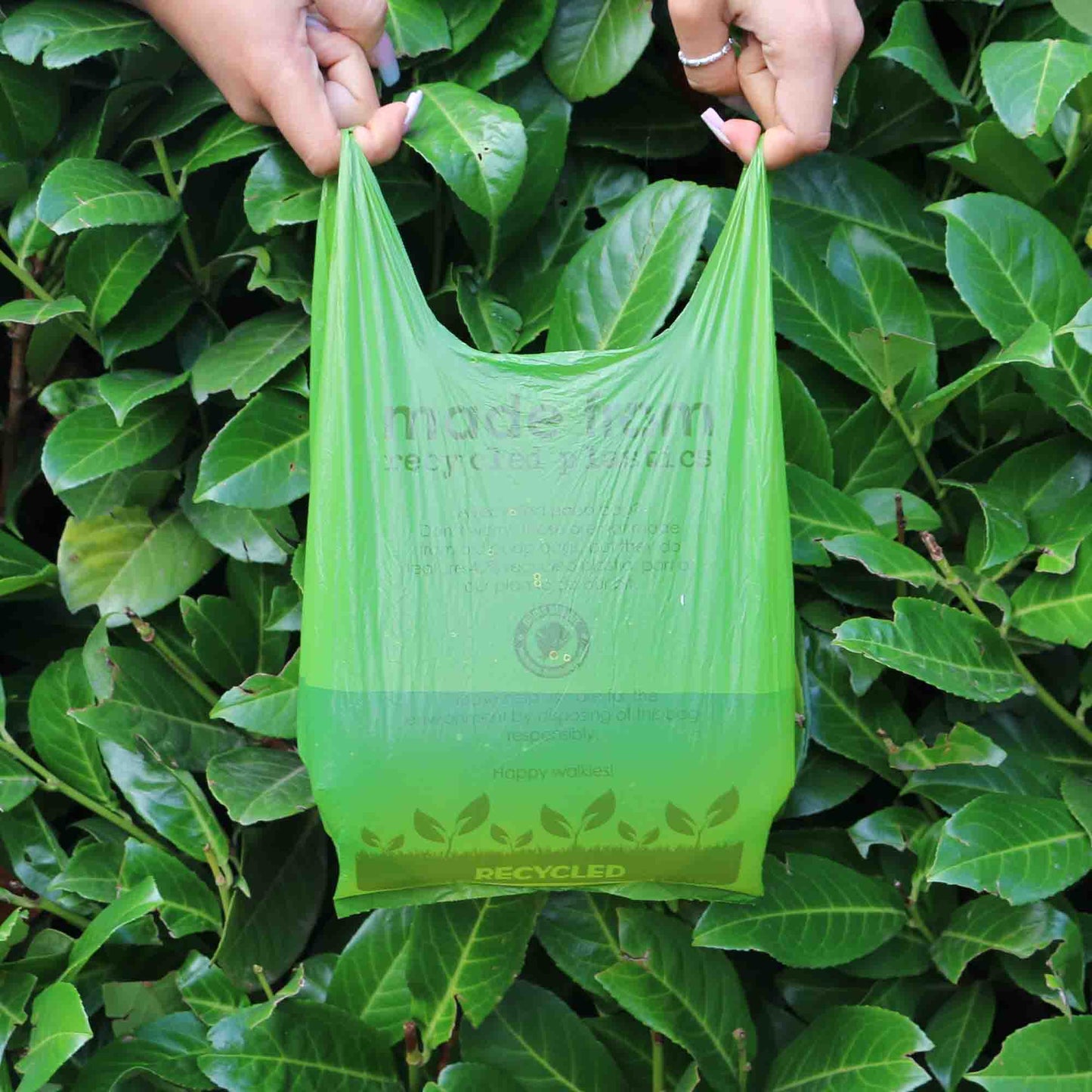 Ancol Made From Flat Pack Poop Bags (40 Bags) | Recycled Plastic Dog Waste Bags