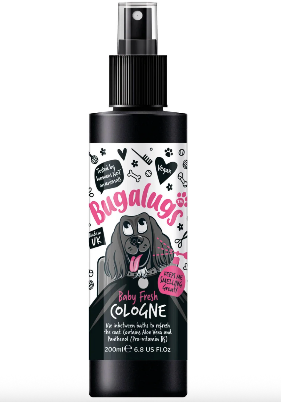 Bugalugs Baby Fresh Dog Cologne deodorant spray for dogs