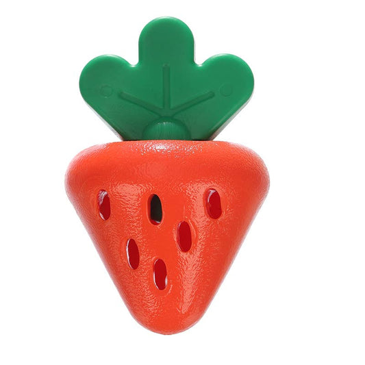 MaksPatch Rubber Strawberry Treat Toy