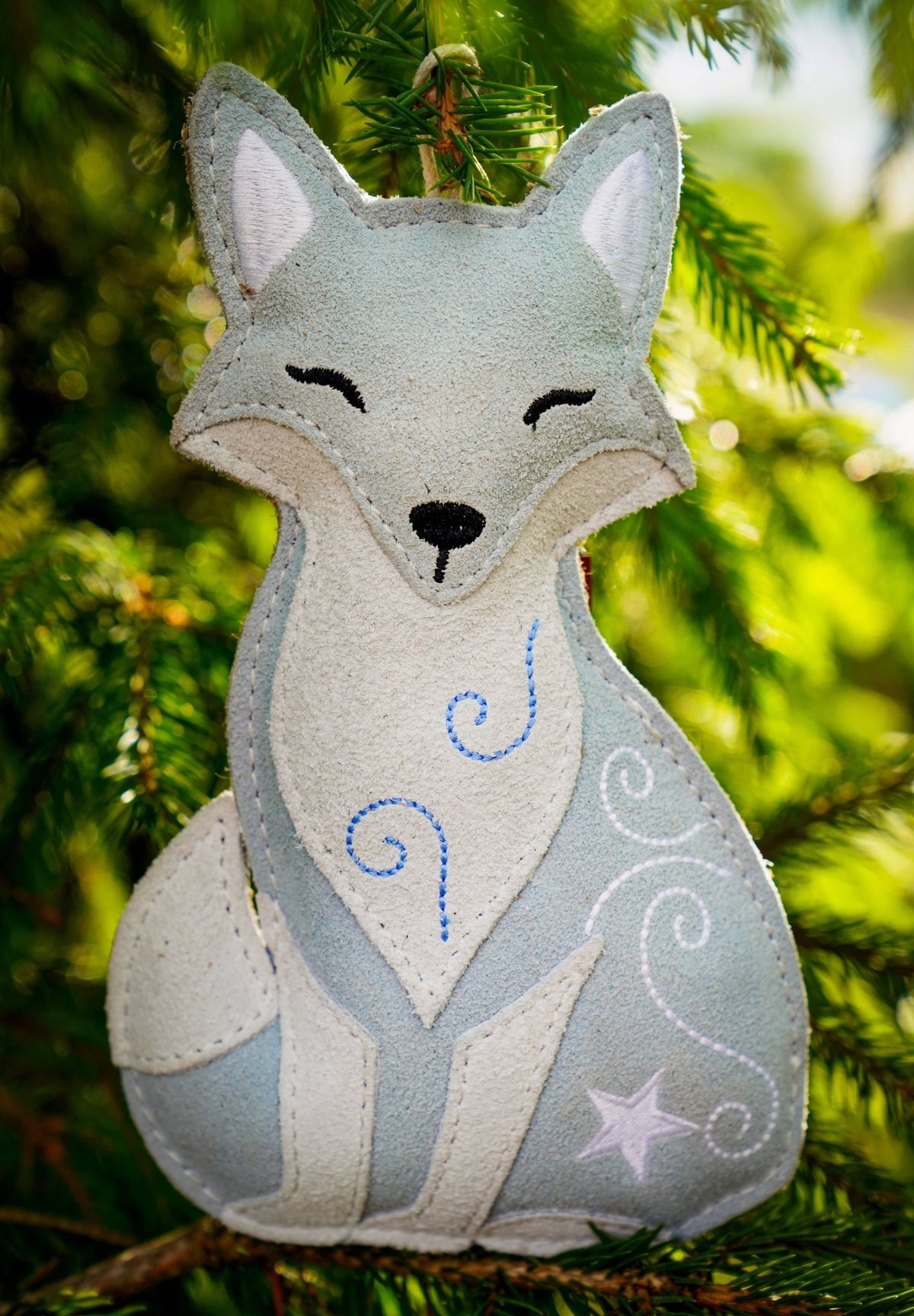 Flurry the Arctic Fox – Christmas Eco Dog Toy - Hairy Dogs (Cambs) Ltd