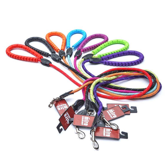 Miro & Makauri RUBBER HANDLED GRIP Rope Dog Leads