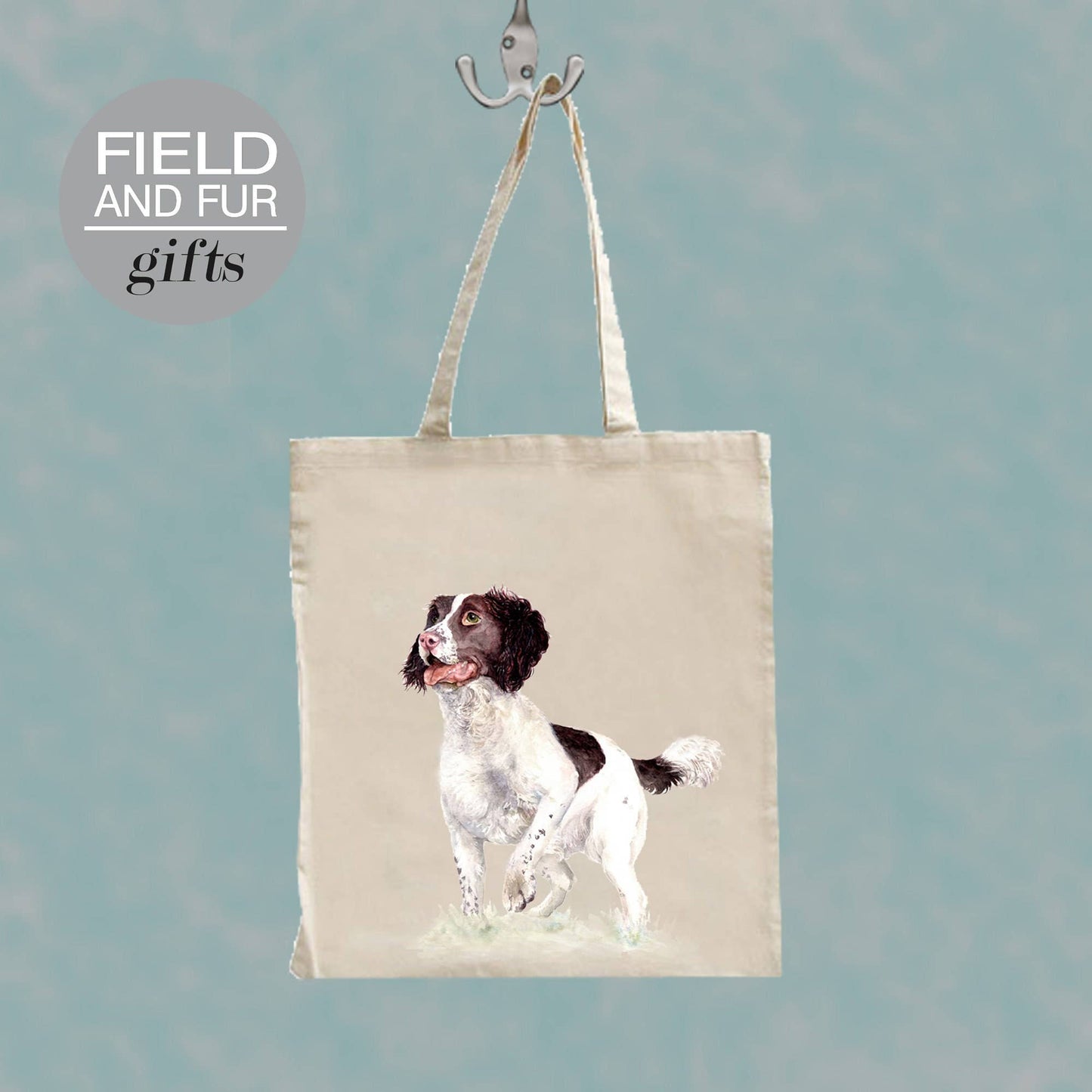 Barnaby Springer Spaniel dog tote shopping bag
