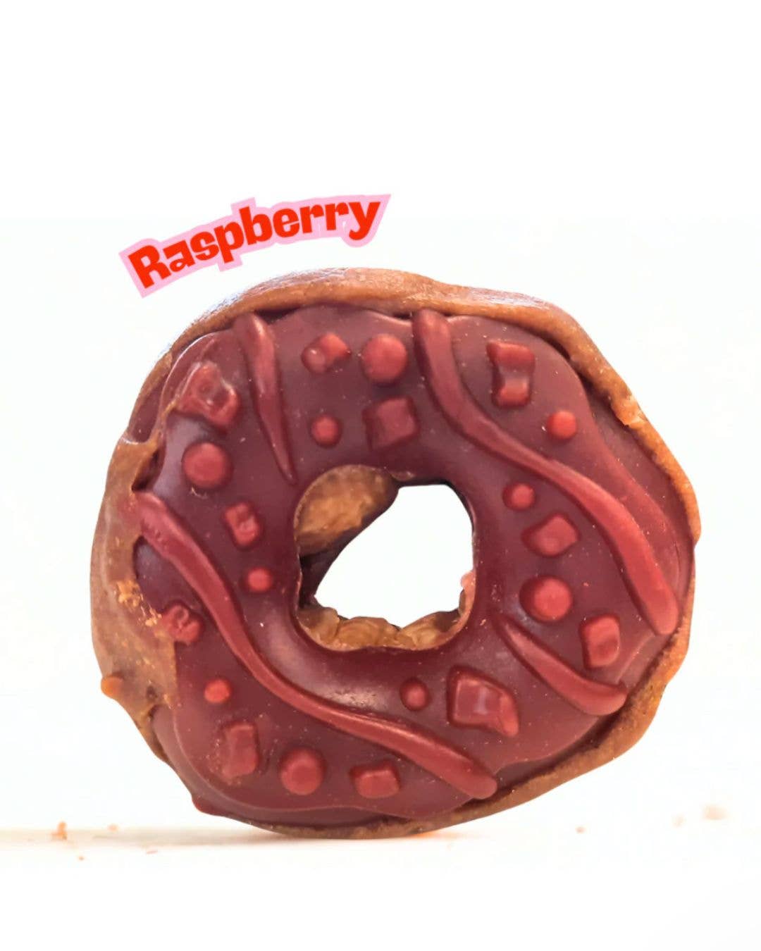 Miro & Makauri Raspberry Doggy Donut for Dogs 50g