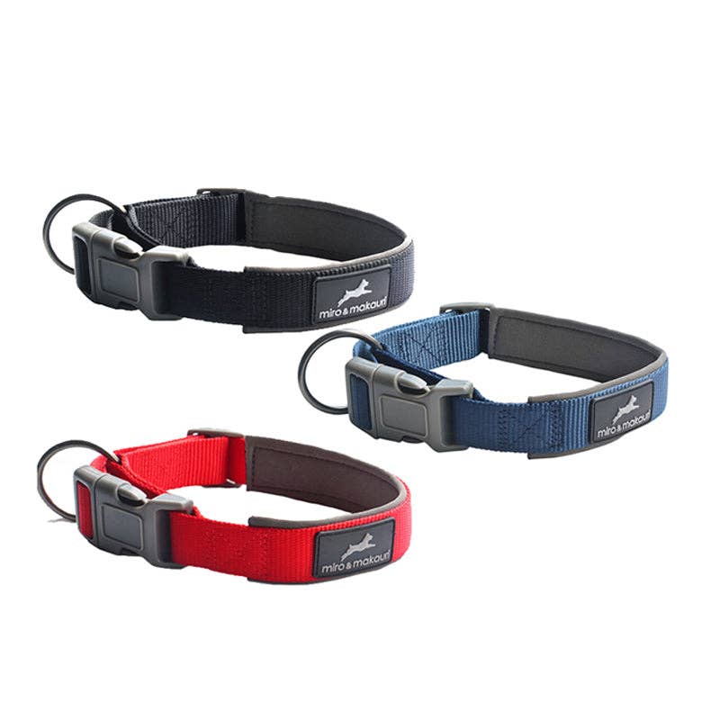 Miro & Makauri Neoprene Padded Nylon Clasp Collar